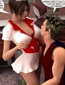 Doctor and patient has great sex with cute shemale nurse