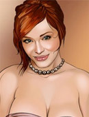 Redhead toon bimbo christina hendricks is a real hard dick lover. tags: celebrity sex, heavy breast, stockings.
