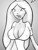 ..i saw her pussylips sneaking out of her lacy panties!