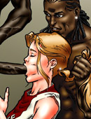 Cartoon black guys adore fucking cool cheerleader girls