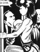Perfect body toon cutie gets undressed in the car and gonna be fucked by three guys.