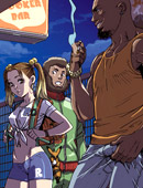 Xxx hentai pics of picked up on the streets teen girls get banged in all their holes.